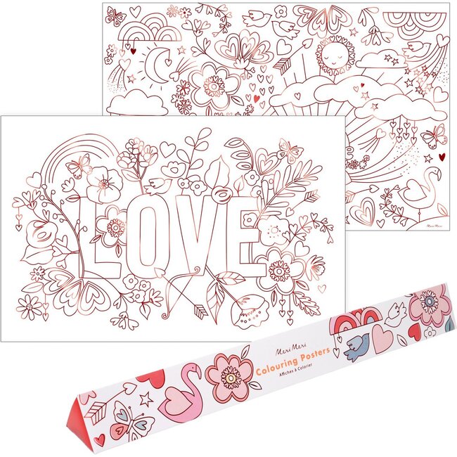 Valentine's Coloring Posters - Paper Goods - 1