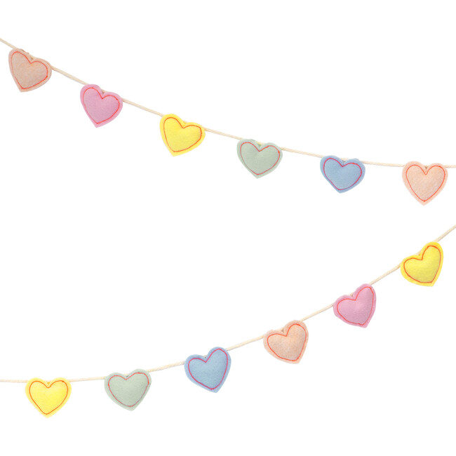 Felt Heart Garland - Party - 1