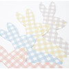 Set of 16 Gingham Bunny Napkins - Party - 4