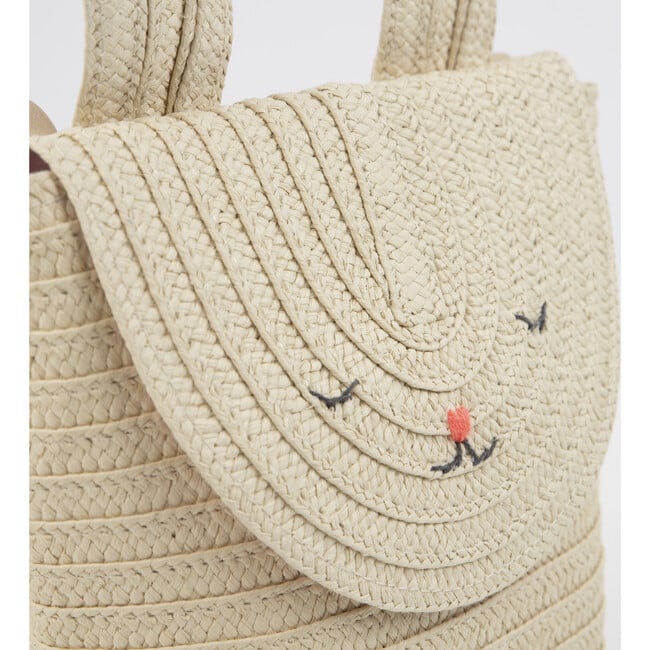 Raffia Bunny Backpack - Backpacks - 4