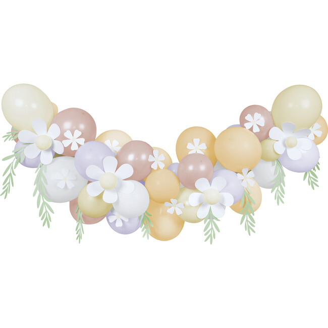 Pastel Daisy Balloon Garland