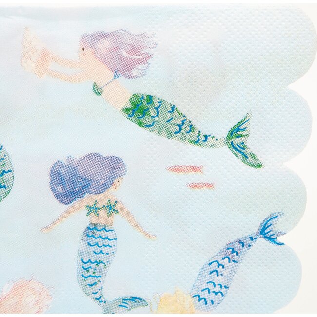 Mermaids Swimming Napkins
