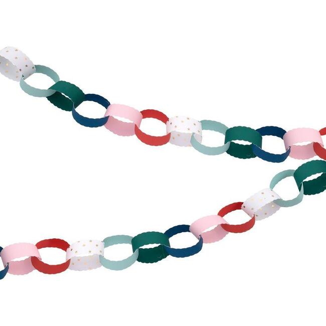 Scalloped Christmas Paper Chains - Party - 1