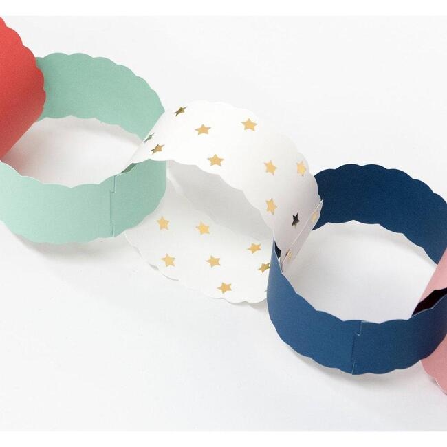 Scalloped Christmas Paper Chains - Party - 2