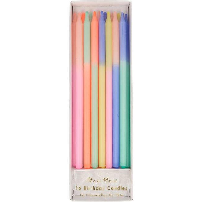 Multi Colour Block Candles