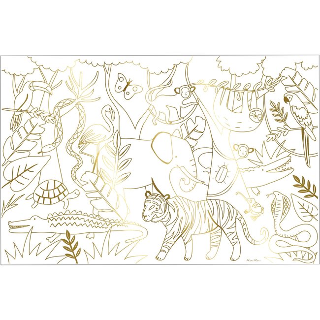Jungle Colouring Posters - Party Accessories - 3