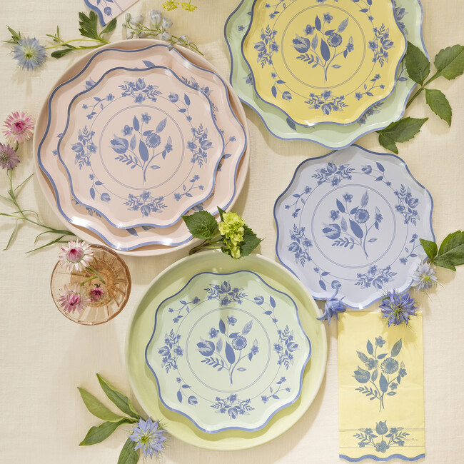 Vintage Botanical Side Plates
