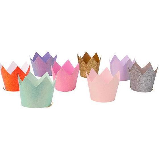 Mini Glitter Crowns, Multi