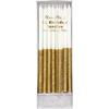 Glitter Dipped Candles, Gold - Tableware - 1 - thumbnail