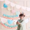 Rainbow Tissue Paper Scallop Garlands - Party Accessories - 6