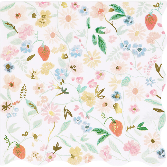 Elegant Floral Large Napkins