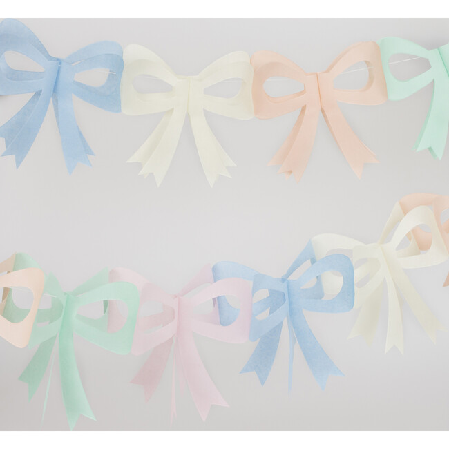 Tissue Paper Bow Garland - Garlands - 4