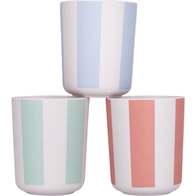 Stripy Reusable Bamboo Cups