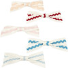 Ric Rac Bow Hair Clips - Hair Accessories - 1 - thumbnail