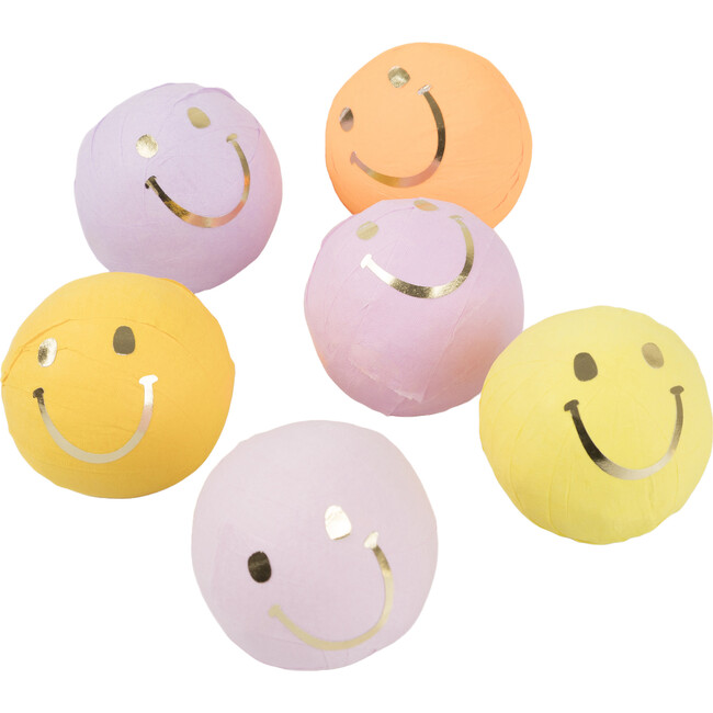 Happy Face Icons Surprise Balls