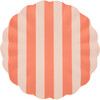 Stripy Reusable Bamboo Large Plates - Party - 4