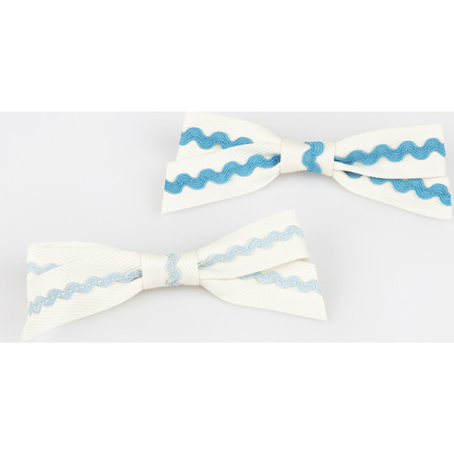 Ric Rac Bow Hair Clips - Hair Accessories - 4