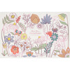 Butterflies & Flowers Coloring Placemats - Party - 1 - thumbnail