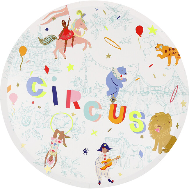 Circus Dinner Plates