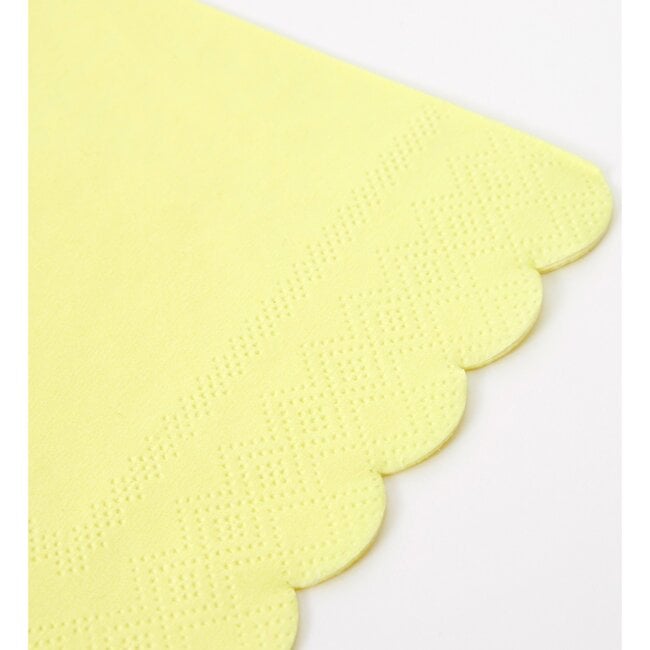 Pale Yellow Napkins, Small - Party - 2