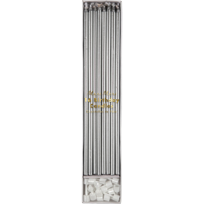 Silver Long Candles