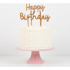 Happy Birthday Acrylic Toppers - Tableware - 2