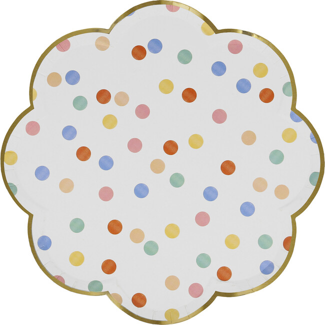 Colorful Pattern Side Plates - Party - 6