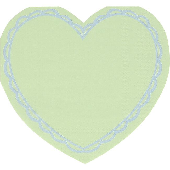 Pastel Heart Small Napkins - Party - 5