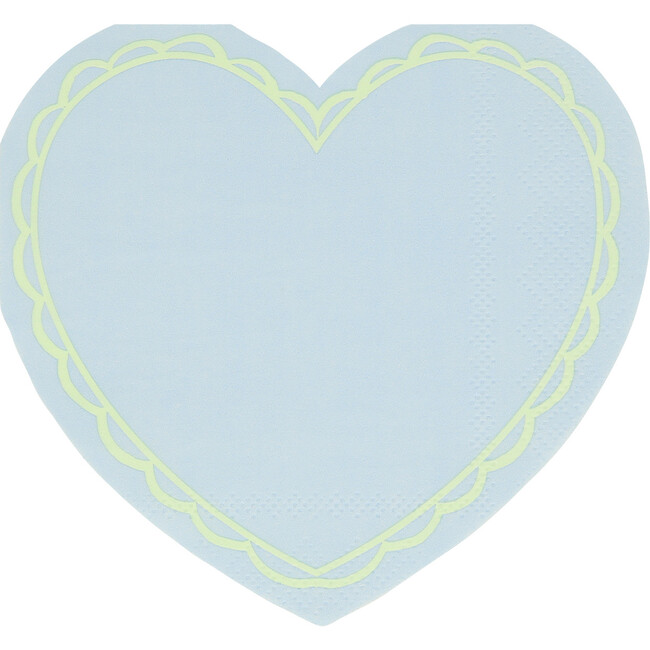 Pastel Heart Small Napkins - Party - 6