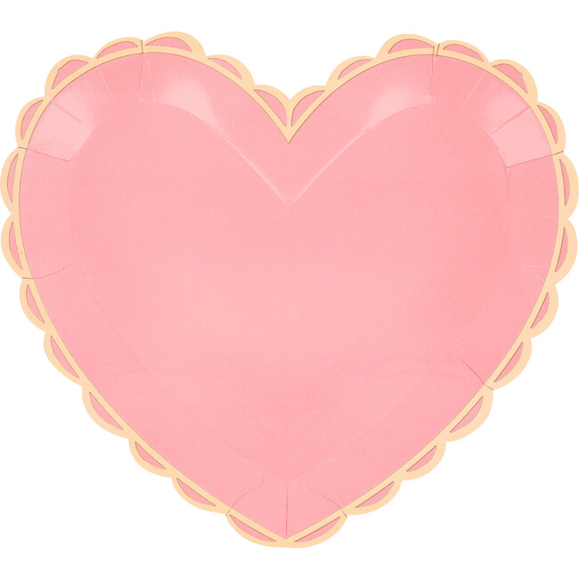 Pastel Heart Large Plates - Party - 6