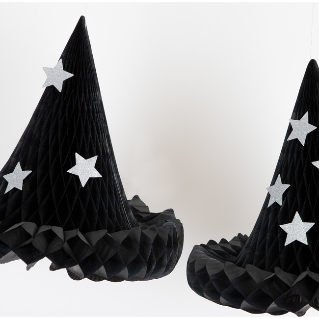 Hanging Honeycomb Witch Hat Decorations - Garlands - 3