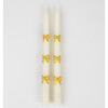 Gold Bow Taper Candles - Candles - 4