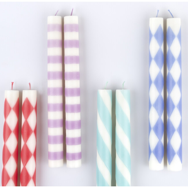 Patterned Table Candles - Candles - 3