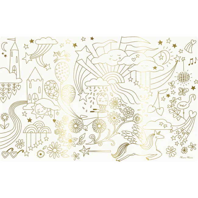 Happy Icons Coloring Placemats