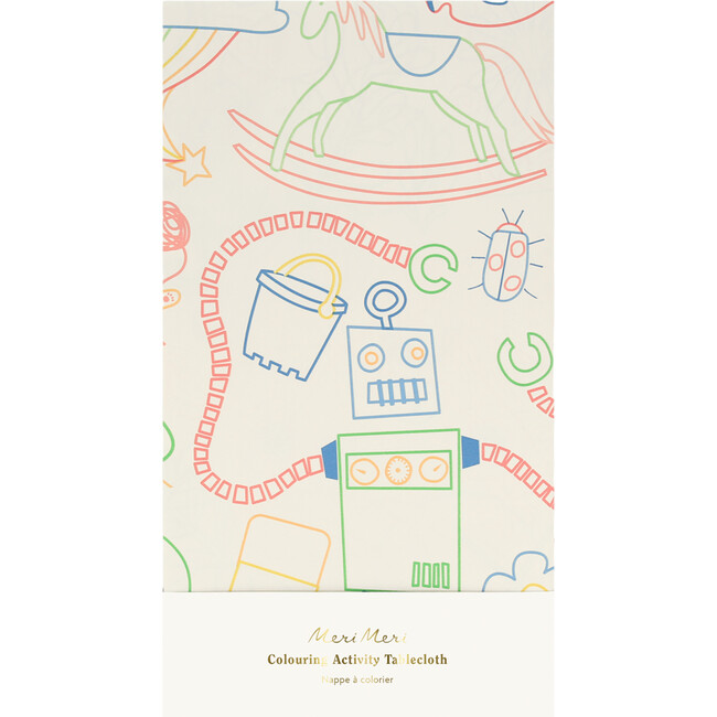 Color In Activity Tablecloth