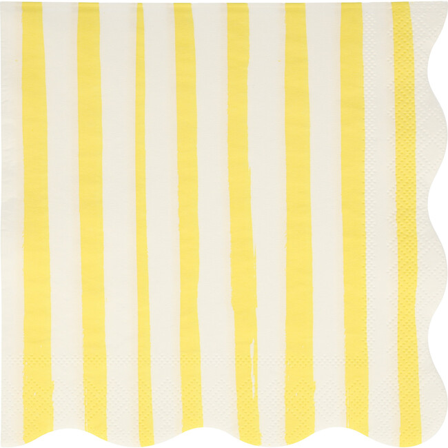 Yellow Stripe Large Napkins