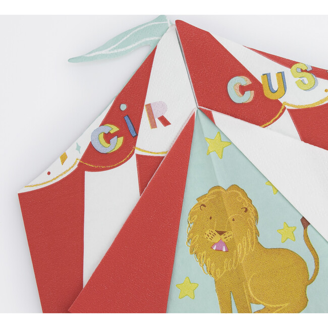 Circus Shaped Big Top Napkins