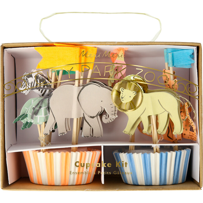 Safari Animals Cupcake Kit