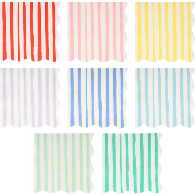 Mixed Stripe Large Napkins