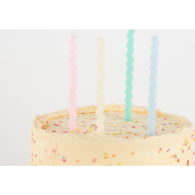 Pastel Wavy Candles - Party Accessories - 3