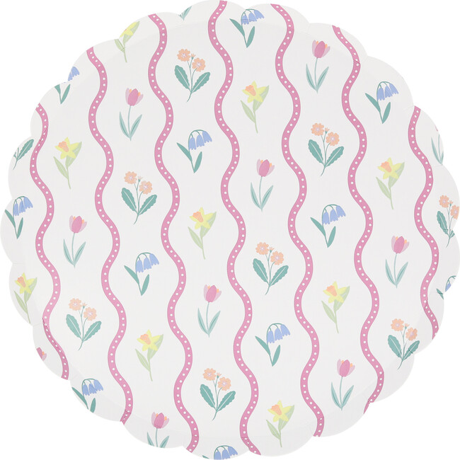 Bloomsbury Floral Pattern Side Plates - Party - 4