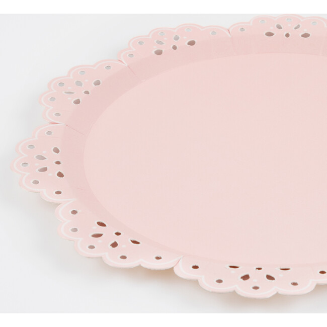 Broderie Anglaise Lace Multi Side Plates - Party - 4