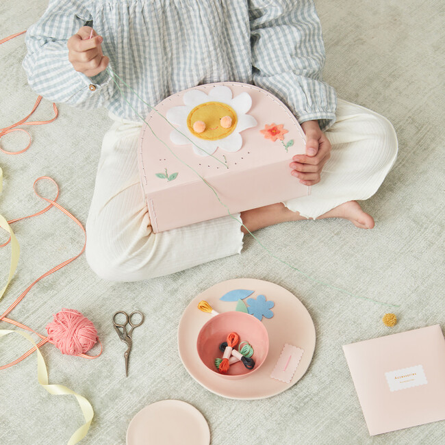 Flower Embroidery Suitcase