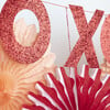 Honeycomb Valentines Garland - Garlands - 4