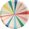 Large Bright Stripe Reusable Bamboo Plates - Tableware - 1 - thumbnail