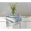 Daisy Gingham Cloth Napkins, Blue - Tabletop - 2 - thumbnail