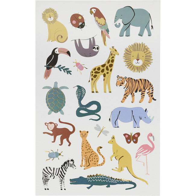 Wild Animals Tattoo Sheets
