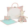 Floral Kitty Mini Suitcase Doll - Soft Dolls - 1 - thumbnail