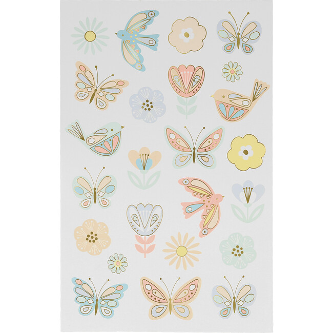 Birds & Butterflies Tattoo Sheets