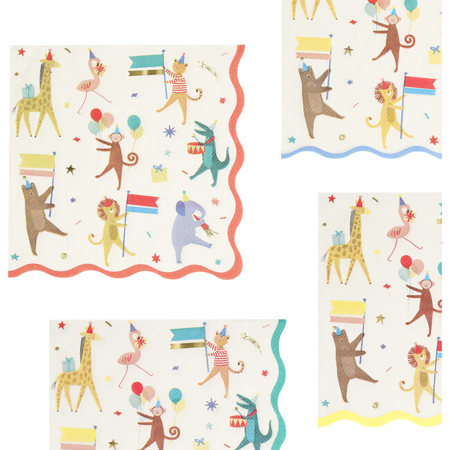 Animal Parade Large Napkins